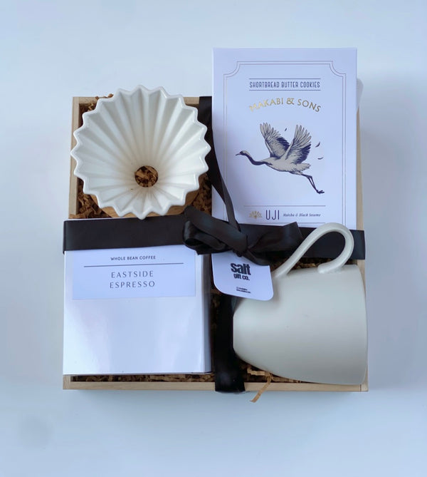 Vancouver local gift box realtor closing client gift baskets coffee