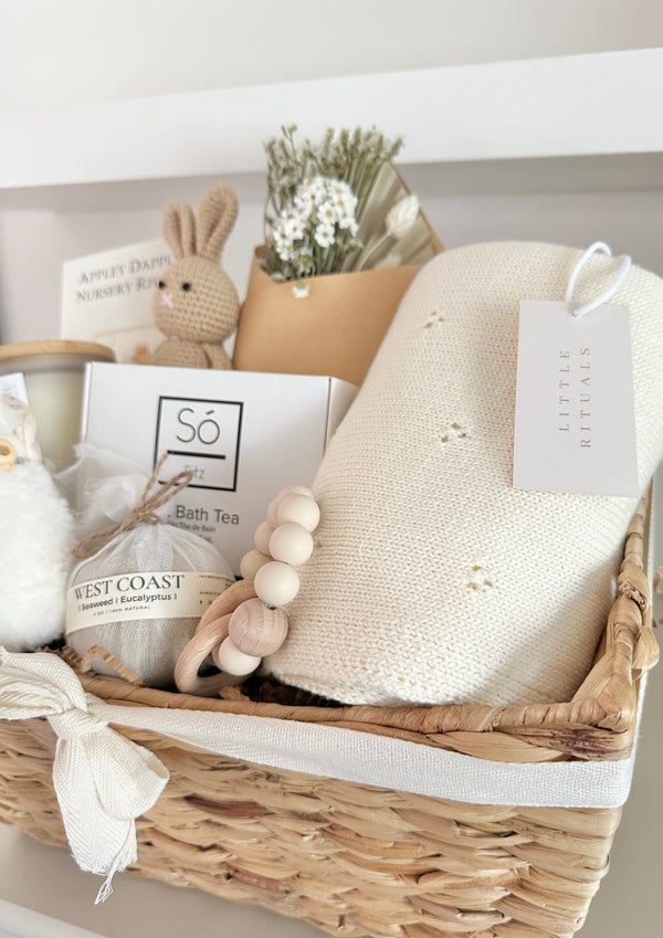 newborn baby gift box local vancouver gift baby shower gift basket gender neutral