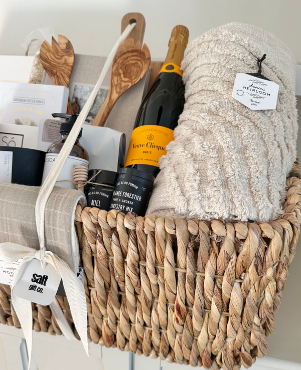 Vancouver ultimate lux gift realtor mortgage broker closing gift basket Housewarming home owner gift box home owners