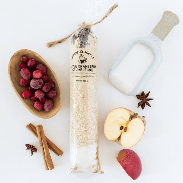 apple cranberry crumble