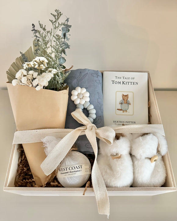 Vancouver local gift box client gift baskets baby gift