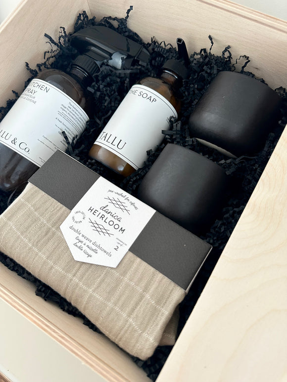 A Clean Slate Gift box Vancouver realtor mortgage broker client housewarming gift