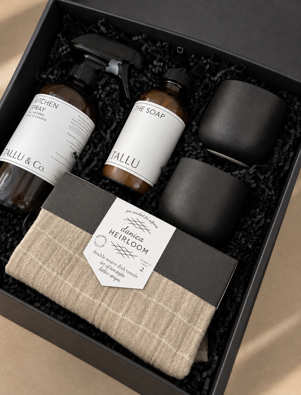 A Clean Slate Gift box Vancouver realtor mortgage broker client housewarming gift