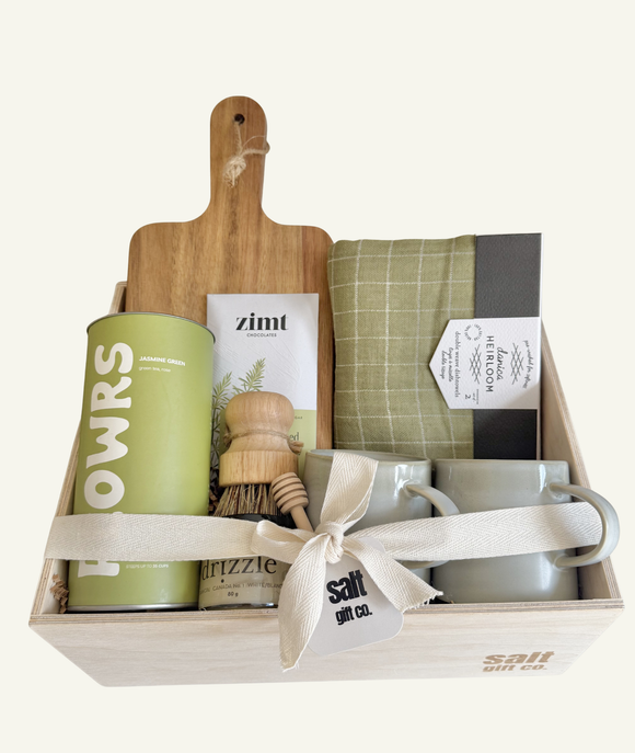 canadian gift basket housewarming gift birthday, sympathy, care package tea, honey, chocolate, thank you

