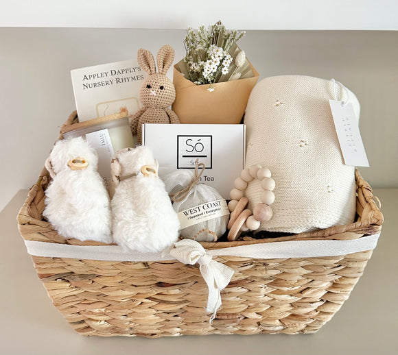 newborn baby gift box local vancouver gift baby shower gift basket gender neutral 