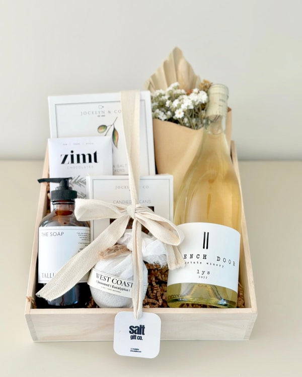 Vancouver gift box food basket realtor closing gift local