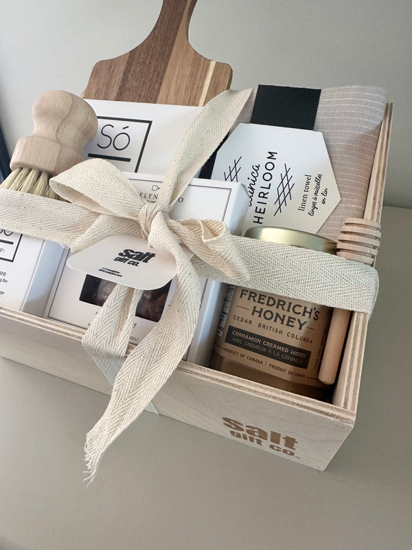 local vancouver realtor mortgage broker sympathy care package birthday gift Housewarming Gift Box gifting basket