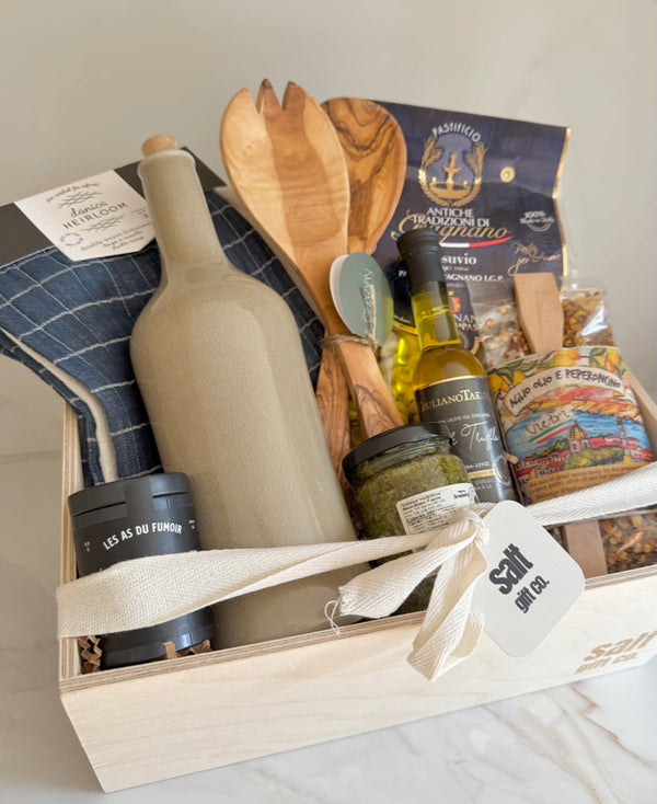 Vancouver local canadian italian style pasta gift box realtor closing sympathy birthday gift box