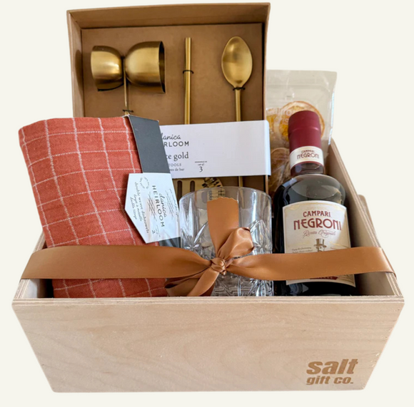 Vancouver cocktail gift box, holiday gifting, corporate client local gift basket