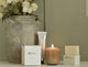 Luxury care package gift basket with cozy blanket, socks, candle, bath products, tea, mug and chocolates, thoughtfully curated with local Vancouver products.