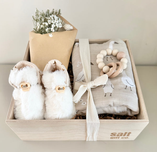 Vancouver Handcrafted baby gift box gender neutral 