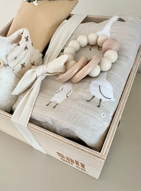 Vancouver Handcrafted baby gift box gender neutral 