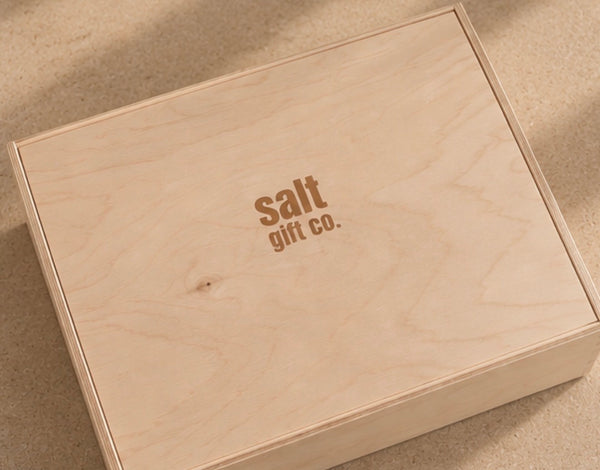 Salt Gift Co pine Box with lid
