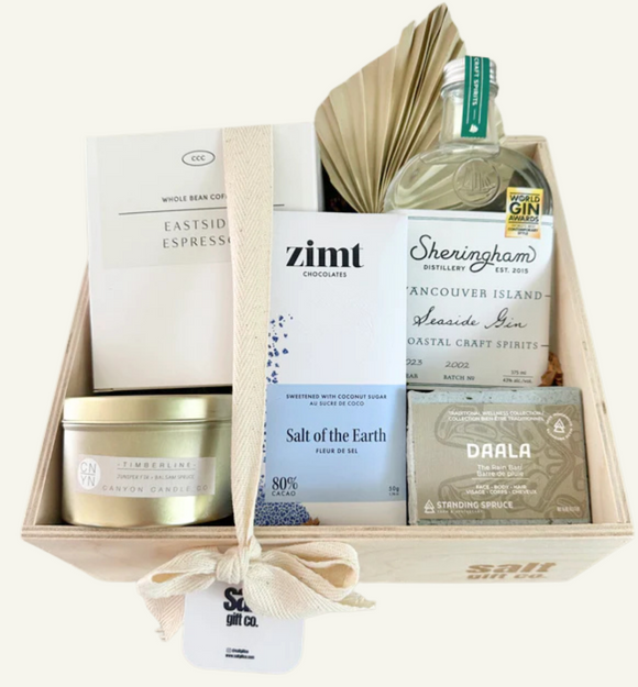 Vancouver local gift box housewarming realtor closing birthday sympathy gift mortgage broker corporate gifting host