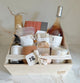 Vancouver local care sympathy gift box spa self care home goods wine