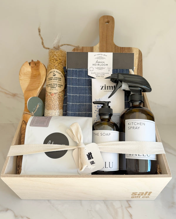 Local canadian vancouver realtor closing homeowner mortgage broker corporte gifting The care package birthday mothers day thank you gift box vancouver realtor closing client gift welcome home