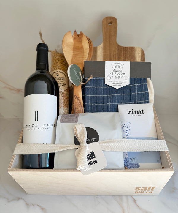 Local canadian vancouver realtor closing homeowner mortgage broker corporte gifting The care package birthday mothers day thank you gift box vancouver realtor closing client gift