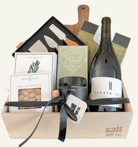Sip and savour Vancouver gift box realtor closing gift, sympathy card package 