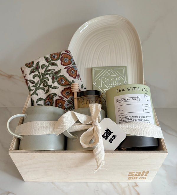 Vancouver local gift box company, tea gift, homeowner closing, sympathy, birthday, giftbox