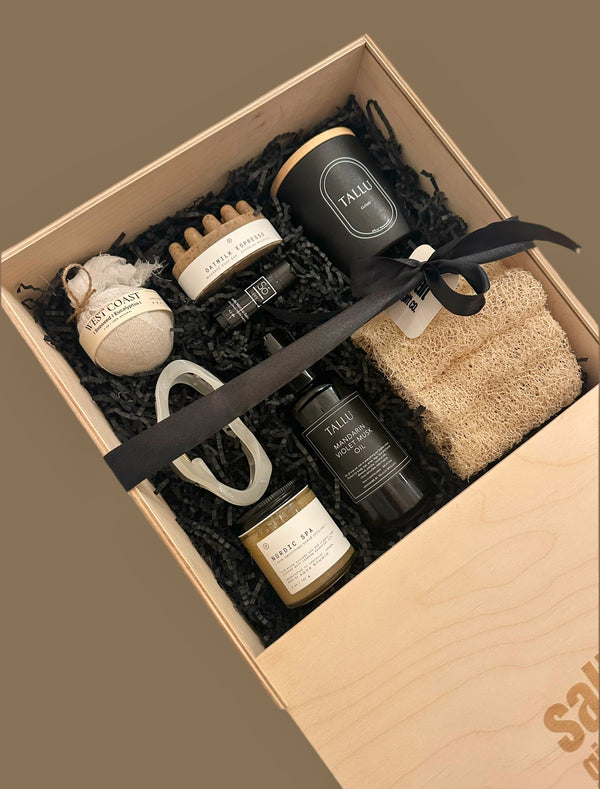 vancouver local canadian spa gift box, birthday, sympathy gift
